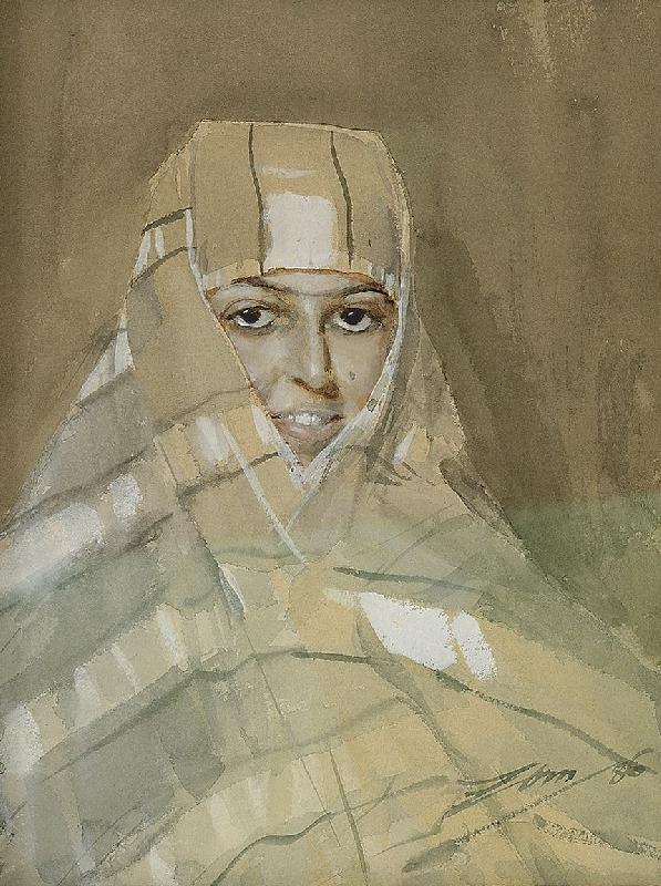 Anders Zorn Bedouin Girl oil painting image